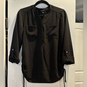 Black Roz & Ali Dress Work Blouse